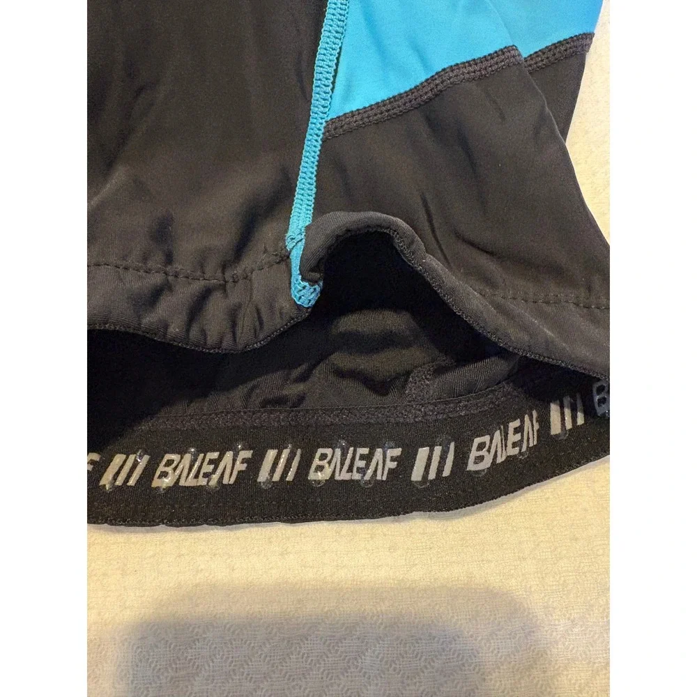 Baleaf Mens Padded Cycling Shorts Black Blue Size M Bike Chamois Performance
